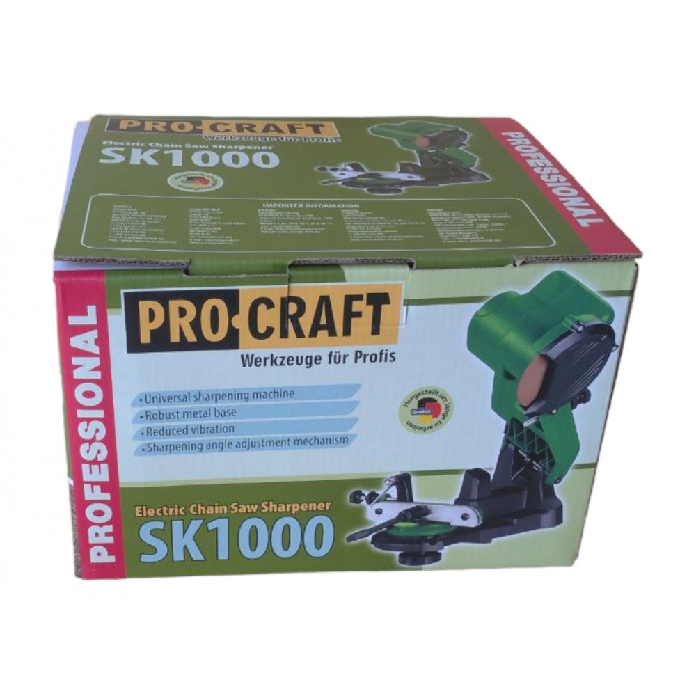 Станок заточной, Заточка цепи PROCRAFT SK1000 85 Вт, 5500 об/мин, Точильные станки ProCraft - фото 10 - id-p2140792466