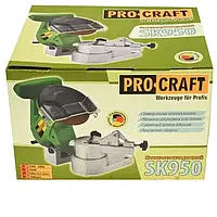 Заточка для цепи Procraft SK-950 65 Вт (220 В,7500 об/мин, 100х23х3,2 мм) Точильный станок для цепи бензопил