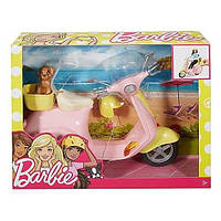 Мопед Barbie с щенком. Бренд Mattel