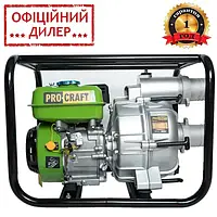 Бензиновая Мотопомпа Procraft WPD45 45 куб.м (для грязной воды, высокая производительность, низкий расход топ