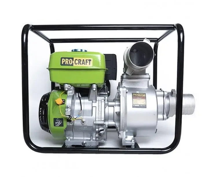 Мощная бензиновая мотопомпа для чистой воды Procraft WP100 (270 см3, 80 м3/ч) Мотопомпа для дома и дачи - фото 5 - id-p2140792526