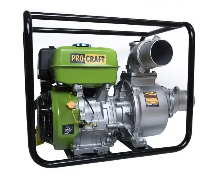 Мощная бензиновая мотопомпа для чистой воды Procraft WP100 (270 см3, 80 м3/ч) Мотопомпа для дома и дачи - фото 7 - id-p2140792526