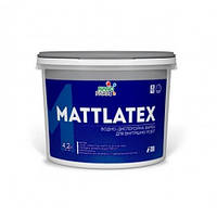 ВД NANOFARB Mattlatex интерьерная матовая краска 4,2кг/3л моющаяся 30м2