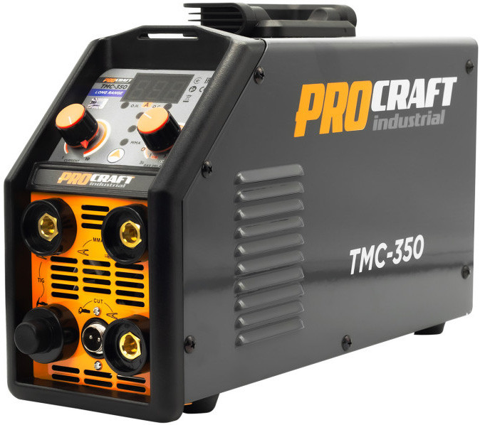 Аргоновый инвертор сварочный плазморез 3в1 ProCraft Industrial TMC350 Long Range, Мощный сварочный аппарат - фото 9 - id-p2140792580