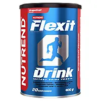 Nutrend Flexit Drink 400 г вкус Грейпфрут, Биодобавки, Для суставов и связок, Коллаген, Глюкозамин, Хондроитин