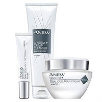 Anew Sensitive Set Набор кремов для лица 3 в 1 "Энью Сенситив+"