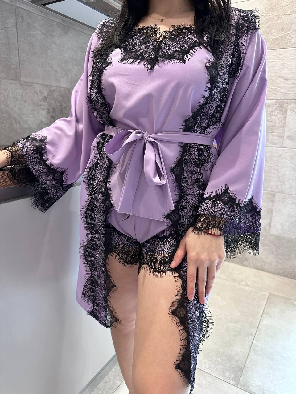 Халат и пижама, комплект для дома женский