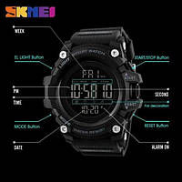 Часы для военнослужащих SKMEI 1384BK BLACK | Брендовые мужские часы | Наручные часы PL-599 skmei электронный