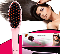 Электро расческа выпрямитель волос fast hair straightener Fast hair HQT-906 расческа-выпрямитель