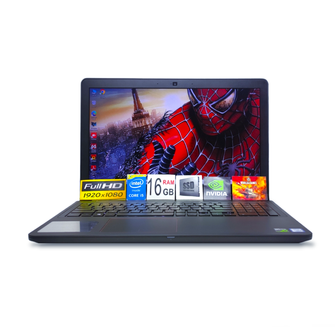 Ігровий ноутбук Dell Inspiron 5577 15.6 FHD Core i5-7300HQ 4ядра 16Gb SSD256GB+500GB HDD Nvidia GTX 1050 4GB