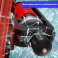 Еспандер кистьовий з лічильником натискань 9999 раз. Регульований еспандер для рук 5-165 кг із прогумованою ручкою, фото 5