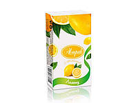 Носовые платки одноразовые бумажные 10шт аромат Лимон (10 пач/1 упаковка) ТМ Алсу-Пак BP