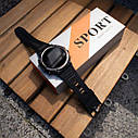 Чоловічий наручний розумний годинник Smart Storm (Чорний), фото 8
