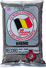 Прикормка VDE Record Zilver Brasem Black 2kg