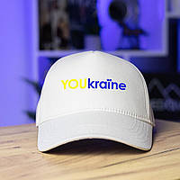 Кепка Pobedov Trucker Cotton - YOUkraine, Белый