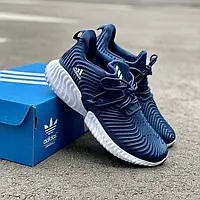 Кросіки чоловічі сині з білим Adidas Alphabounce Blue/White 42 43 44 45