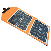 Туристическая зарядка от солнечной батареи для телефона, Солнечная панель транформер 15Вт