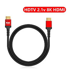 1м кабель HDMI 2.1 8K, 60 Гц, 4 К, 144 Гц, 3D ТВ, фото 2