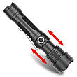 Ліхтар ручний PLD-11-4XPE(RGB), 1х18650, ЗУ microUSB, zoom, Box, фото 10