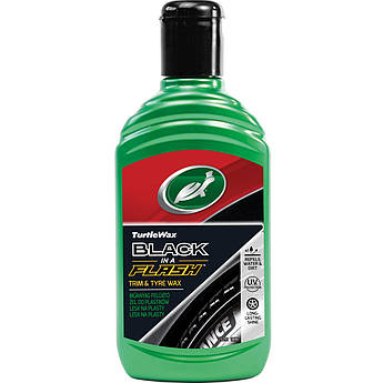 Відновник пластику та гуми Turtle Wax Black in a Flash, 300 мл