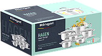 Набор посуды HAGEN RINGEL 12 предметов из нержавеющей стали RG-6005