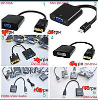 Эмулятор Монитора Hdmi VGA Dvi-D Dvi-i DP Mini Display port конвертер