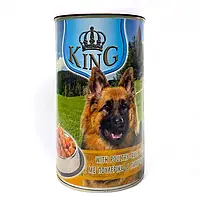 Вологий корм для собак king golden dog 1240 курка яловичина печінка