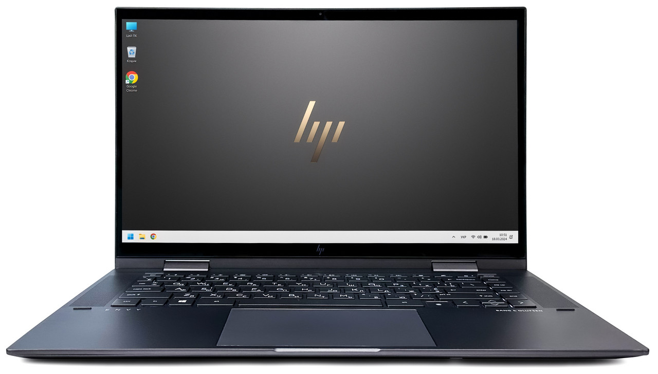 Ноутбук HP Envy x360 15m-eu0023dx: Ryzen 7 5700U / RAM 16 ГБ / SSD 512 ГБ / Radeon Graphics / 15.6" Multitouch