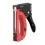 Степлер будівельний під скобу 4-14 мм червоний Intertool (50000 ударів), фото 2