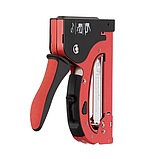 Степлер будівельний під скобу 4-14 мм червоний Intertool (50000 ударів), фото 3