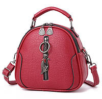 Маленька дитяча сумочка з брелоком міні сумка для дівчаток з брелоком Червоний(VS)