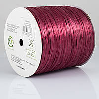 Рафія ISPIE (Іспі) Ironstone/Бордо Рафія для в'язання капелюхів і сумок