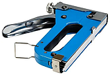 Степлер будівельний під скобу 4-14 мм синій, фото 5