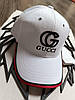 Кепка Gucci Гуччі, кіпка Гуччі, ковзання Gucci, бейсболка Гуччі, кепка з логотипом, колір білий, фото 7