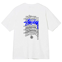 Футболка Stussy fire logo