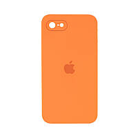 Защитный чехол на Iphone 7 оранжевый / Papaya Silicone Case Square Full Camera Protective (AA)