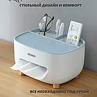 Контейнер для серветок настільний з органайзером для дрібниць Tissue box, фото 3