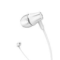 Навушники BOROFONE BM21 Graceful universal earphones with mic White inc pdr