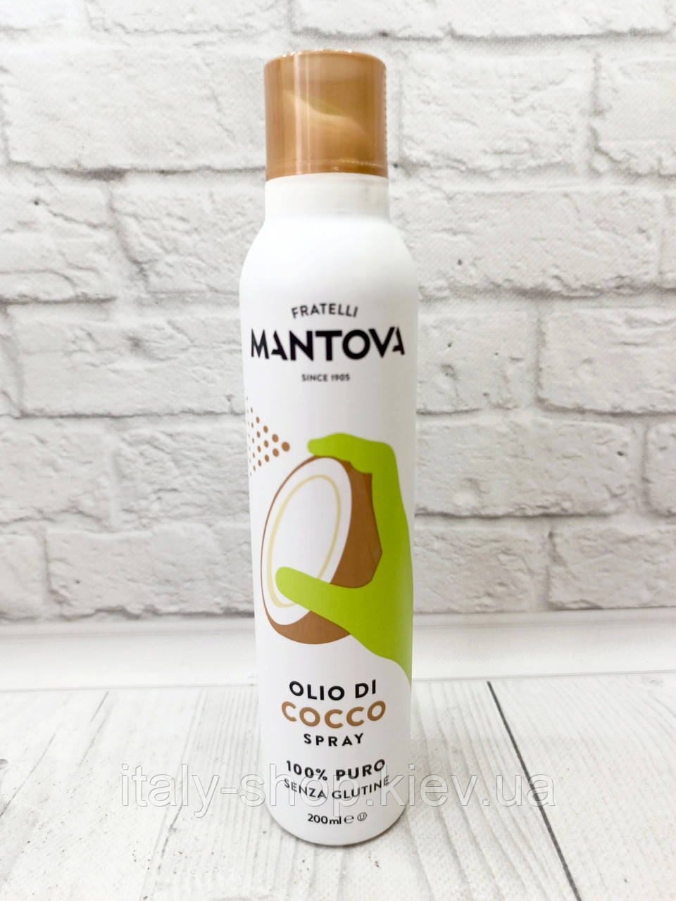 Кокосова олія в спреї Mantova Olio di cocco, 200 мл Італія