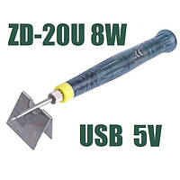 Паяльник ZD-20U 8 W (живлення по USB)