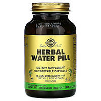 Натуральная добавка Solgar Herbal Water Pill, 100 вегакапсул CN10114 SP