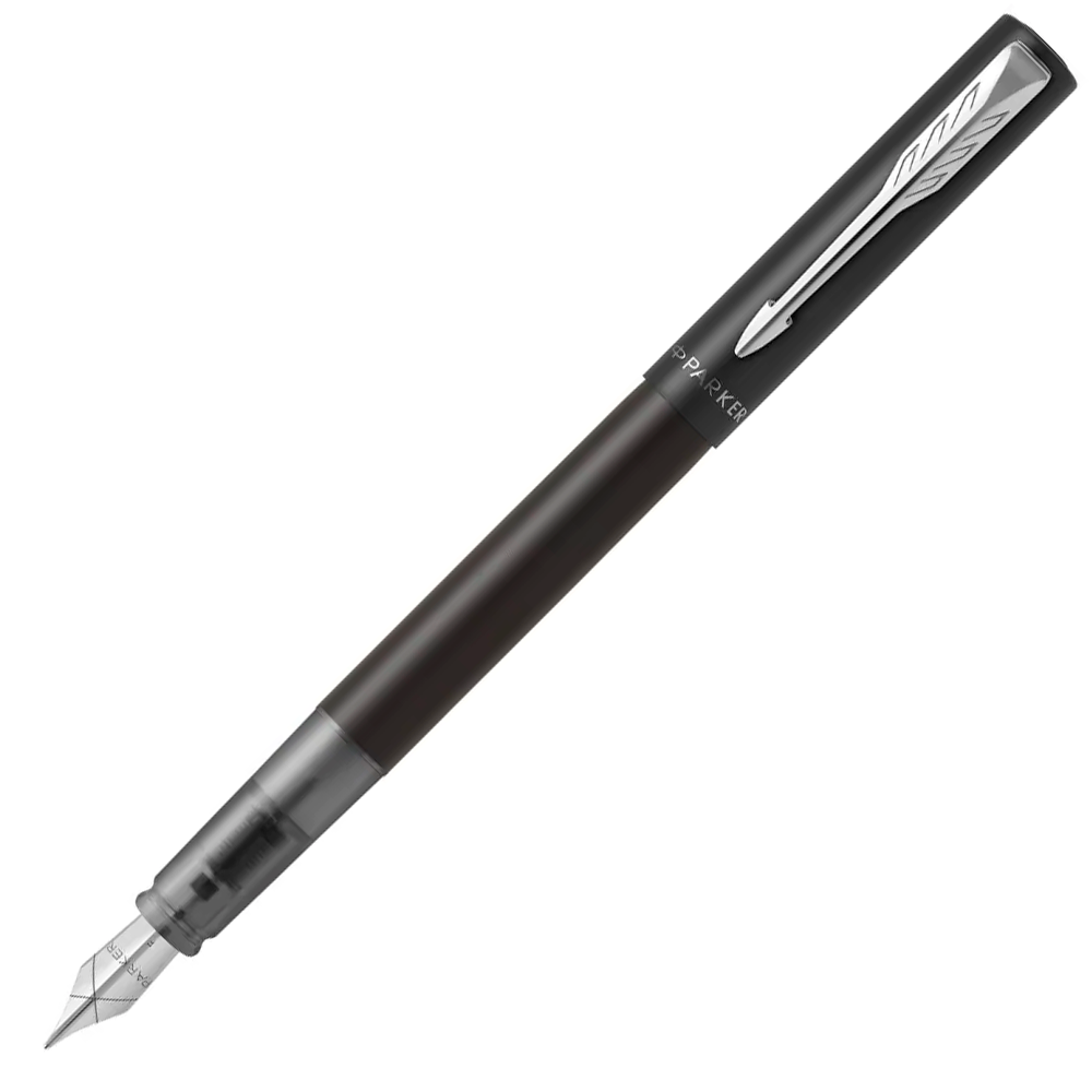 Ручка Parker чорнильна VECTOR 17 XL Metallic Black CT FP F (6011), фото 1