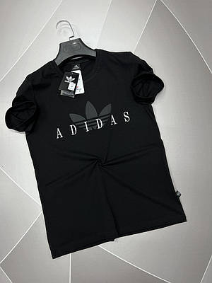 Футболка Adidas чоловіча S-XXL, S, Чорний