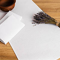 Рушники вафельні "Білі" 75х35 см (комплект 4шт)