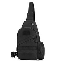 Чоловіча сумка-барсетка X-TACTICAL, чорна, сумка через плече