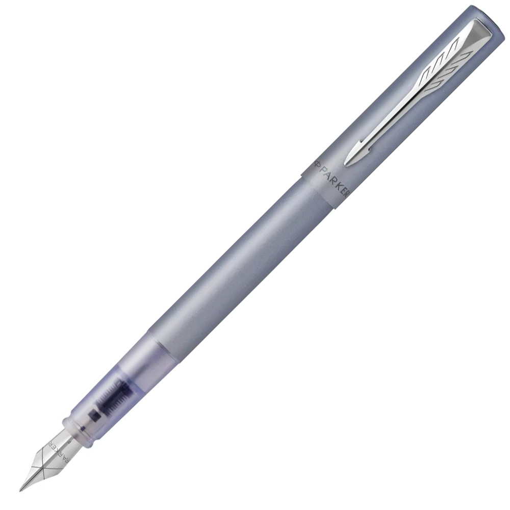 Ручка Parker чорнильна VECTOR 17 XL Metallic Silver Blue CT FP F (06 111)