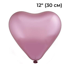 Серце 12" EVERTS-ЕВ хром 853 рожеве