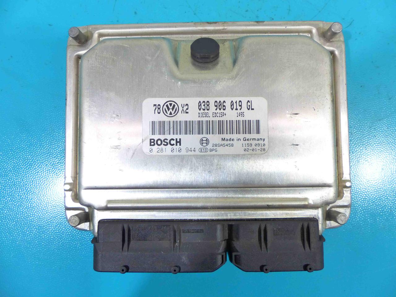 ЕБУ ECU Блок керування двигуном Volkswagen Passat B5 1.9 tdi 0281010944, 038906019GL