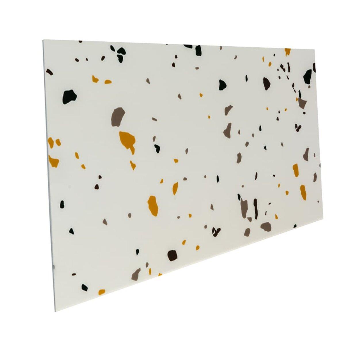 Пластикові самоклеючі панелі PET Кольоровий Камінь 300х600х2 мм плитка для кухні кам'яна крихта