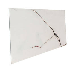 Декоративна плита PET самоклейка Білий Камінь Мармур 300х600х2 мм пластиковий декор стін Сірий